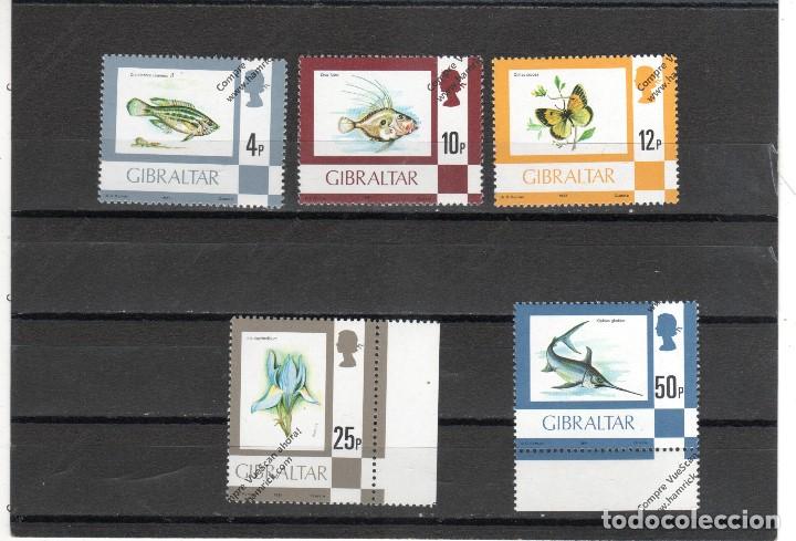 Sellos: Gibraltar n&ordm;  420 al 424(**) - Foto 1