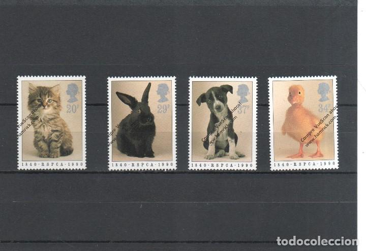Sellos: Grande  Bretagne n&ordm; 1439 al 1442(**)