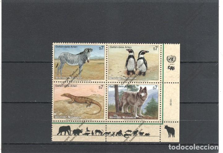 Timbres: Naciones unida  ( Viena ) n&ordm; 159 al 162(**)
