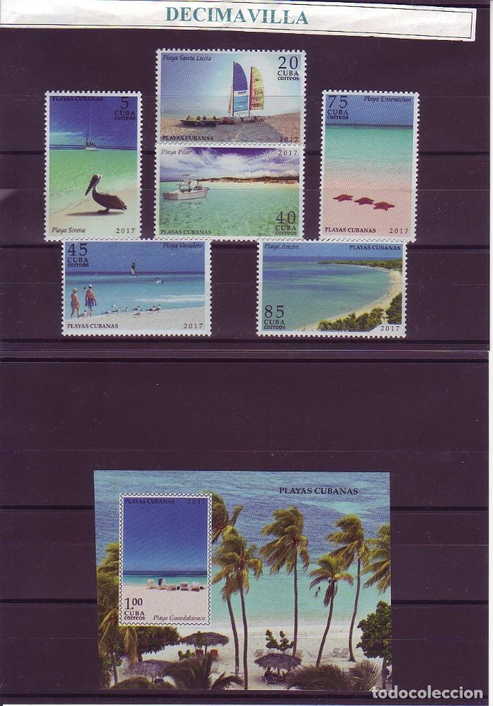 Sellos: CUBA, PLAYAS CUBANAS, 2017, FAAV392 - Foto 1