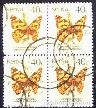 Sellos: BLOQUE DE 4 DEL YVERT 412, KENYA. - Foto 1