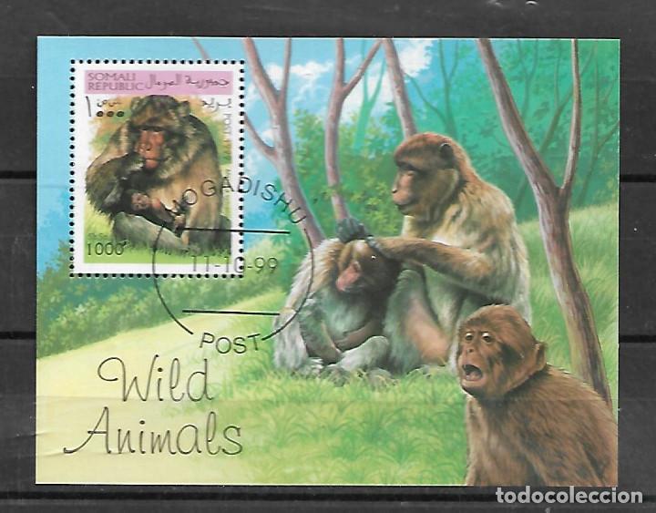 Timbres: BONITA HOJA BLOQUE DE FAUNA