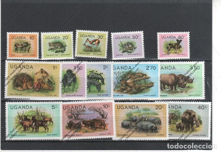 Sellos: OUGANDA N&ordm; 226 AL 239 (**) - Foto 1