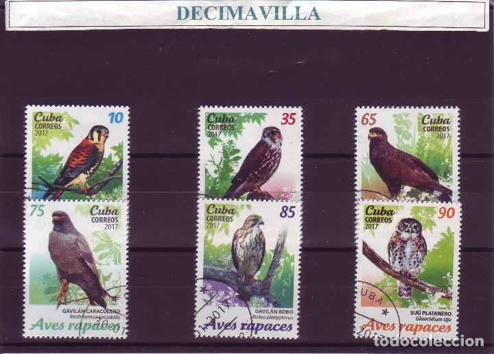 Sellos: FAUNA, CUBA, AVES RAPACES, 2017, L360 - Foto 1