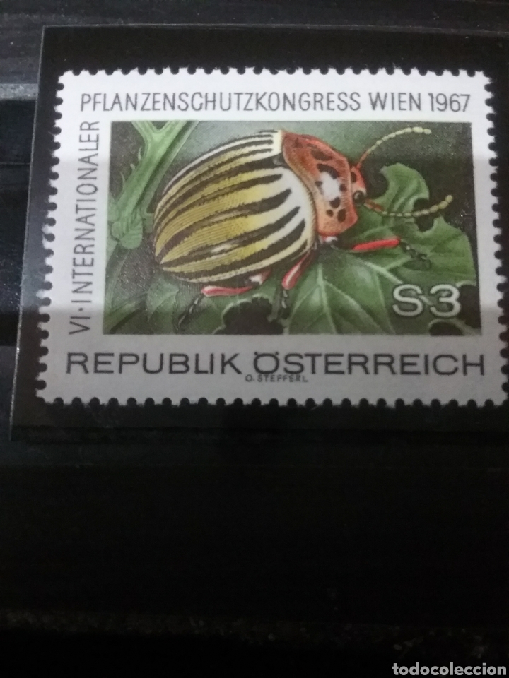 Timbres: Sellos Austria (Osterreich) nuevos/1967/6 congreso proteccion/insactos/naturaleza/fauna/flora/escara