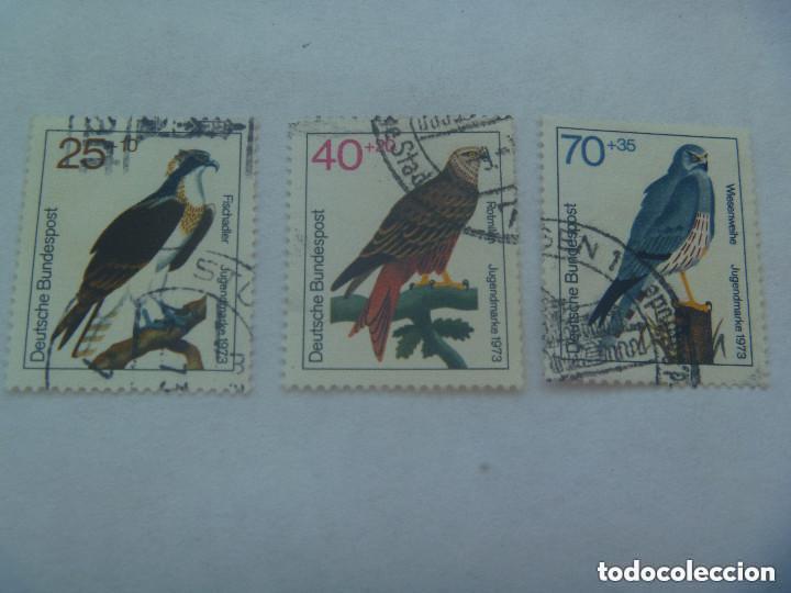 Timbres: LOTE DE 3 SELLOS DE ALEMANIA OCCIDENTAL ( RFA ): AVES , PAJAROS