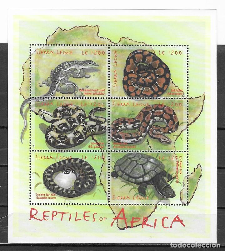 Timbres: SIERRA LEONA N&ordm;  3187 AL 3191 (**)