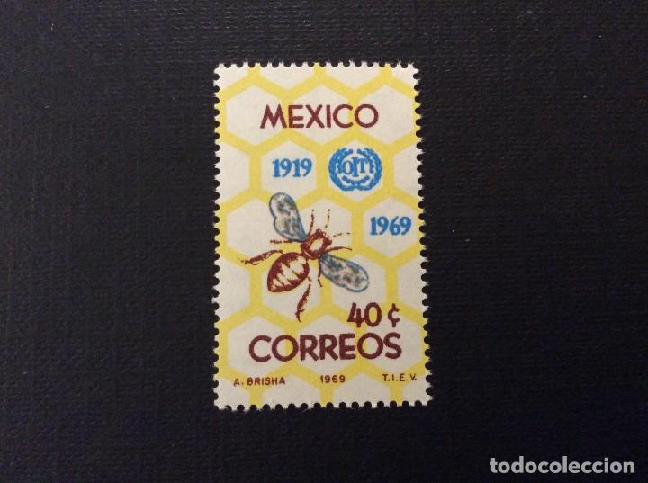 Timbres: MEXICO N&ordm; YVERT 757*** A&Ntilde;O 1969. ABEJA.  50 ANIVERSARIO O,I,T,