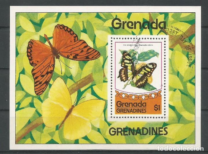 Timbres: GRENADA - GRENADINES - MARIPOSA - NUEVO PERO TIENE MATASELLO - MIRE MIS OTROS LOTES
