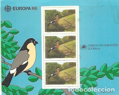 Sellos: H.B PORTUGAL  A&Ccedil;ORES 1986