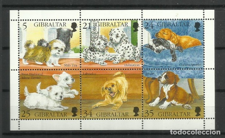 Sellos: FAUNA GIBRALTAR - HOJA BLOQUE NUEVA ** - Foto 1
