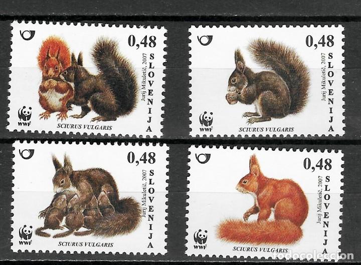 Sellos: SLOVENIJA N&ordm; 583 AL 586 (**) - Foto 1