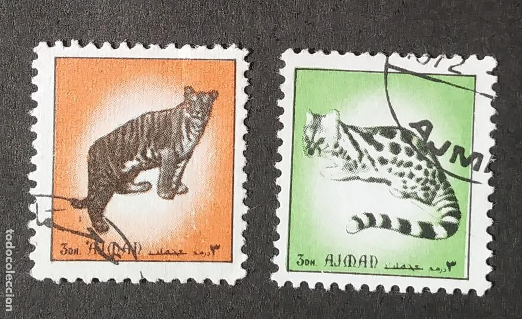Sellos: 1972 Ajman (E.A.U.) Mam&iacute;feros - Foto 1