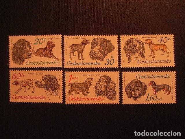 Selos: CHECOSLOVAQUIA N&ordm; YVERT 1999/4*** A&Ntilde;O 1973. PERROS DE CAZA