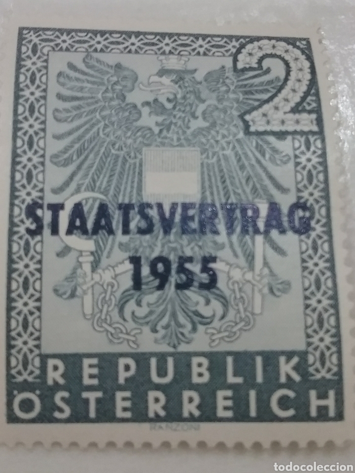 Selos: Sellos Austria (Osterreich) nuevo/1955/tratado/estado/aguila/animales/heraldicos/escudos/militar/arm