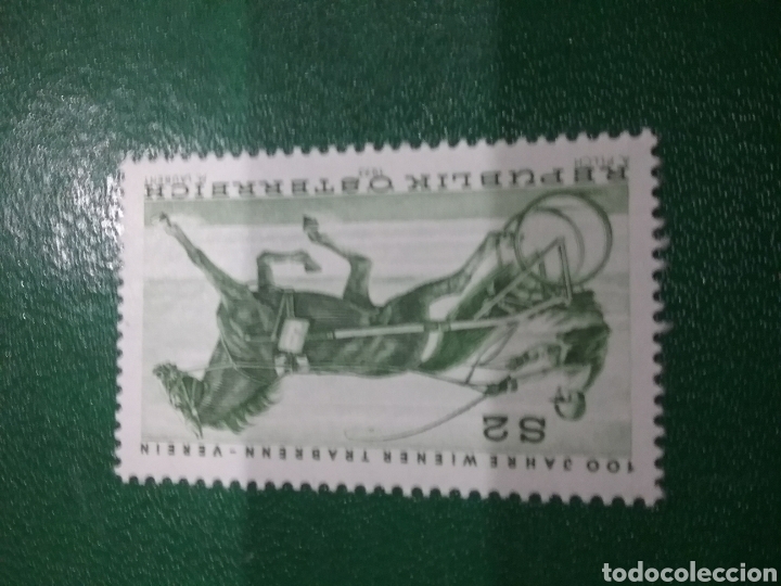 Selos: Sellos Austria (Osterreich) nuevos/1973/100Aniv/trote/carruaje/jjnete/caballo/mamifero/deporte/carre