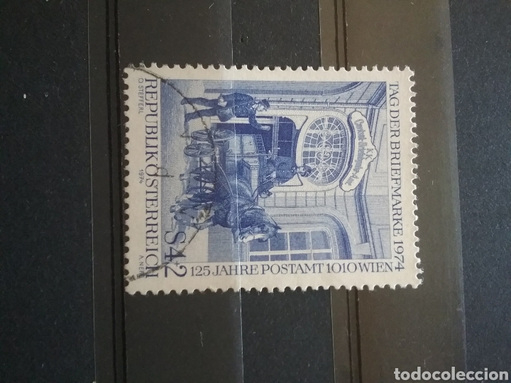 Selos: Sellos Austria (Osterreich) mtdos/1974/dia/sellos/caballo/correos/mamiferos/fauna/carruaje/transport