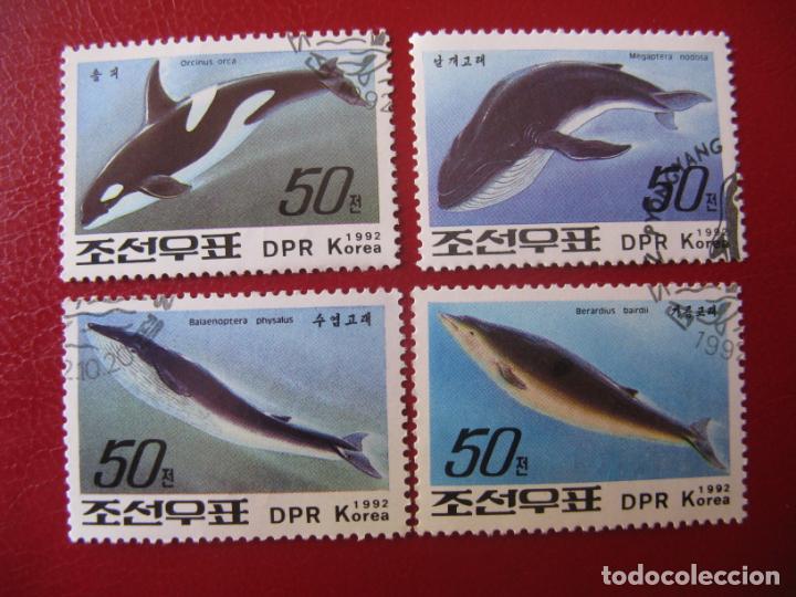 Sellos: +corea del norte 1992, cetaceos - Foto 1