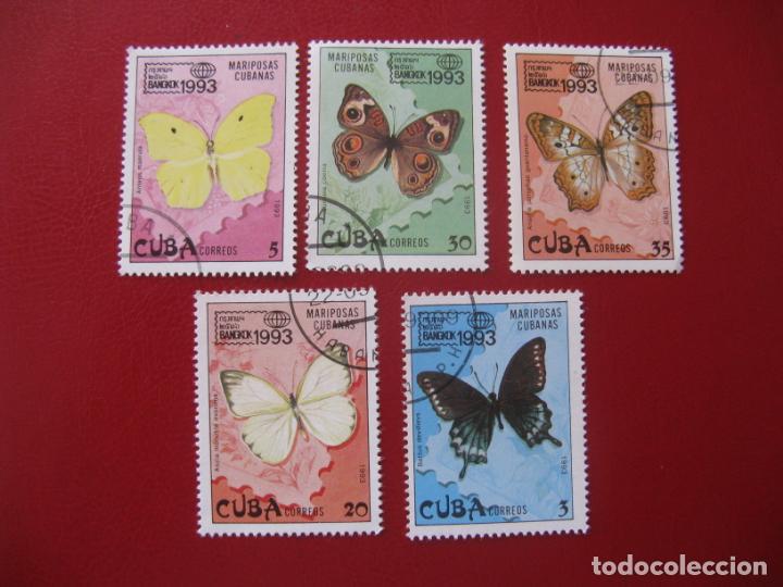 Sellos: +cuba 1993, mariposas cubanas - Foto 1