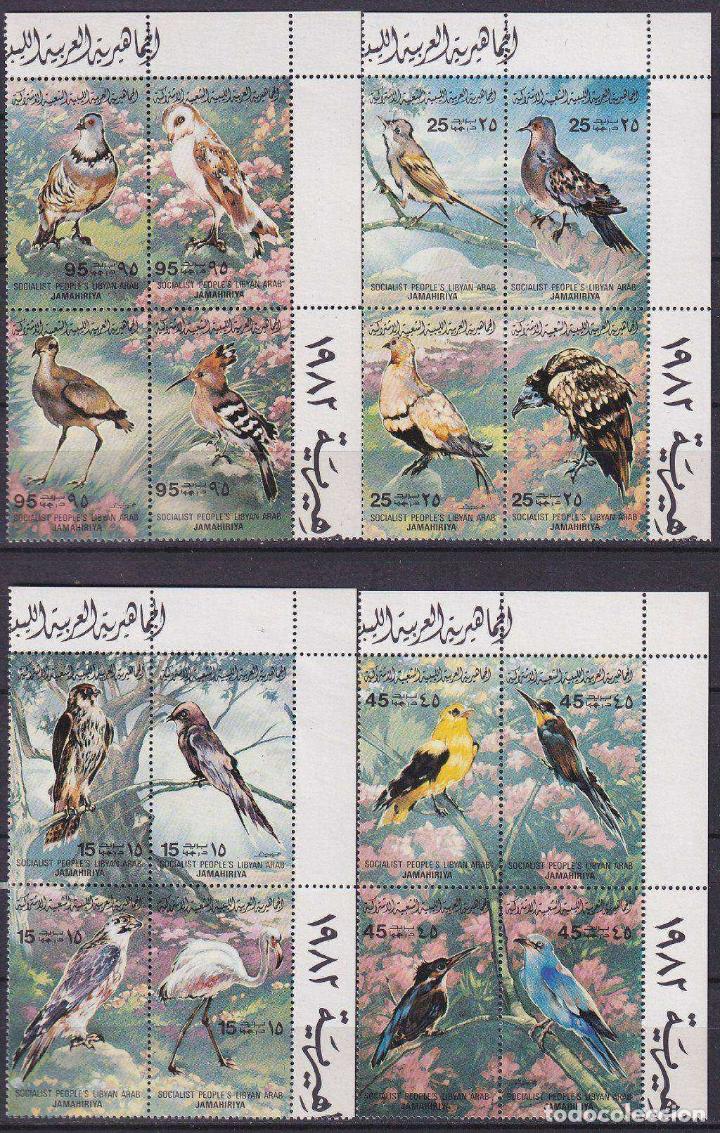 Sellos: &rdquo;F-EX18262 LIBYA JAMAHIRIYA MNH 1982 COMPLETE SET BIRD AVES&rdquo;