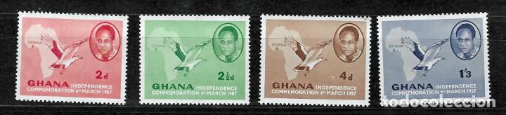 Sellos: GHANA N&ordm; 10 AL 13 (**) - Foto 1