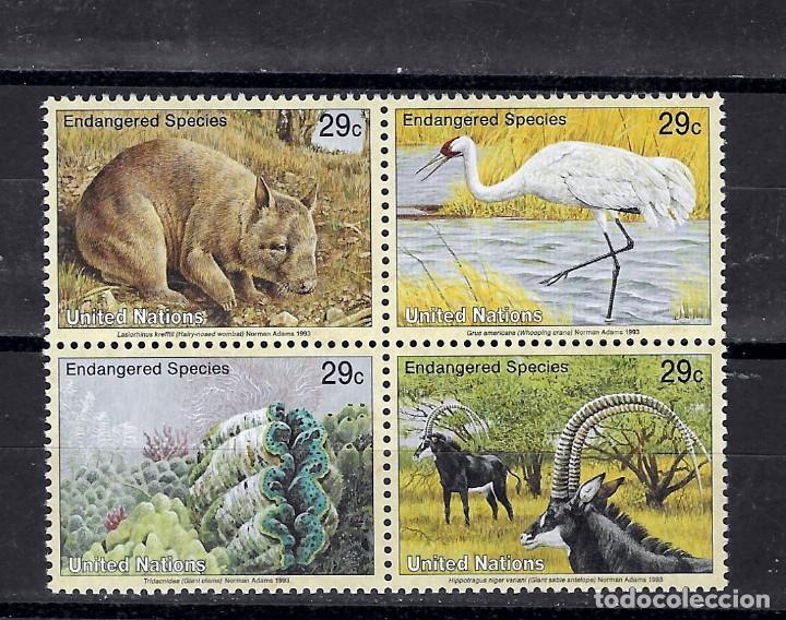 Timbres: NACIONES UNIDAS NUEVA YOR N&ordm; 628 AL 631 (**)