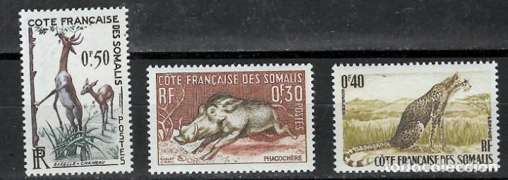 Sellos: COTE FRANCESA DE SOMALI N&ordm; 287 AL 289 (**)