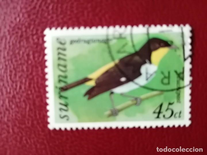 Briefmarken: SURINAME - SURINAM - GUAYANA NEERLANDESA - VALOR FACIAL 45 CT - FAUNA - AVE