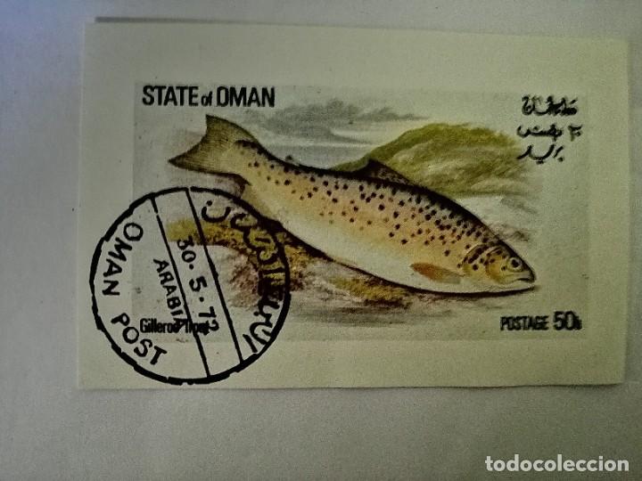 Briefmarken: STATE OF OMAN - VALOR POSTAL 50 B - FAUNA - PEZ