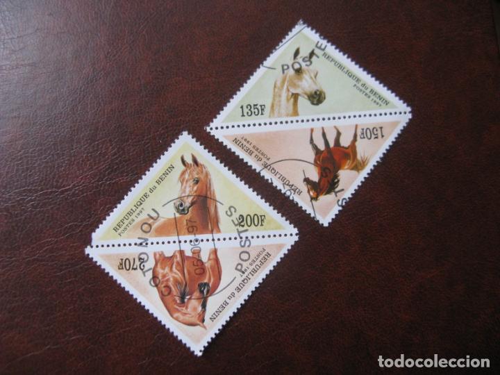 Selos: benin,1997, tema fauna, caballos