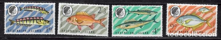 Timbres: ACENSION N&ordm; 131 AL 134 (**)