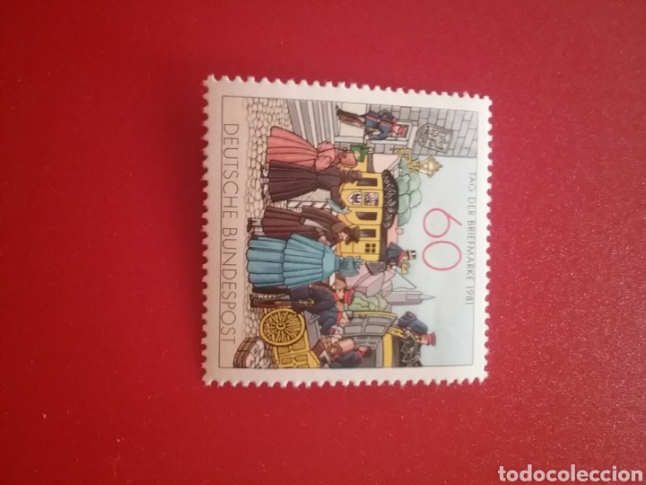Sellos: Sello Alemania R. Federal nuevos/1981/dia/sello/relevo/carroza/carruaje/diligencia/caballo/trajes/ve