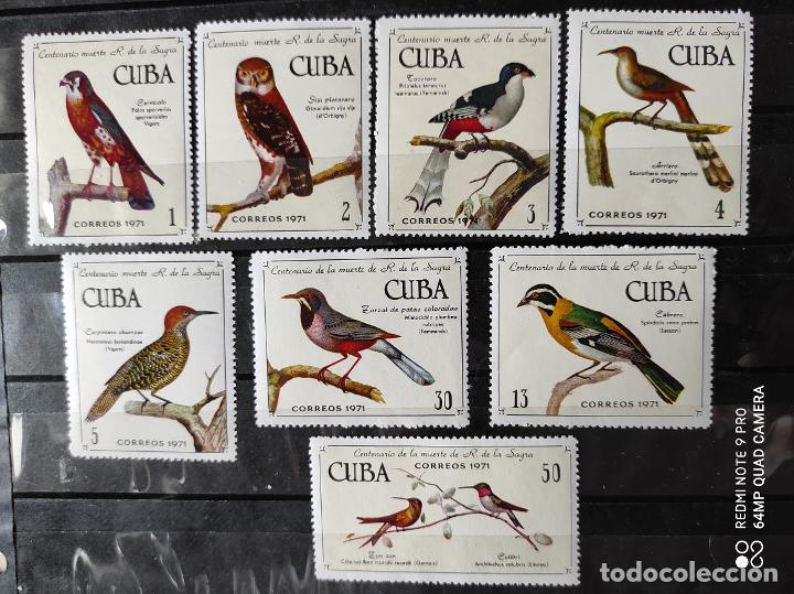 Sellos: CUBA- PAJAROS YVERT 1540/47 SERIE 8 V. NUEVA SIN SE&Ntilde;AL DE CHARNELA