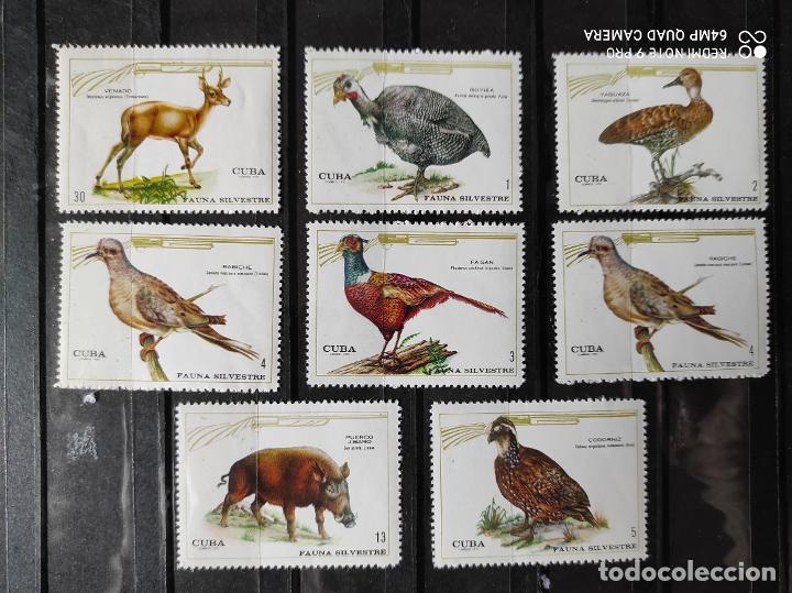 Sellos: CUBA- FAUNA SILVESTRE - YVERT1435/41 - SERIE NUEVA SIN SE&Ntilde;LES DE CHARNELA