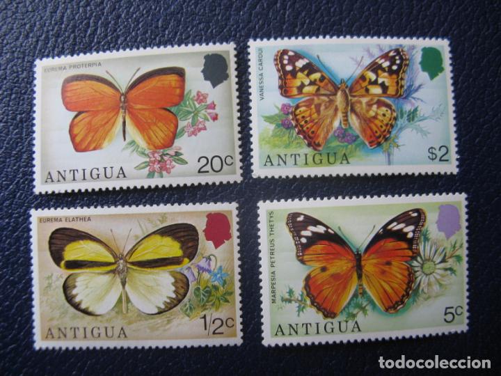 Sellos: *antigua, 1975, mariposas - Foto 1