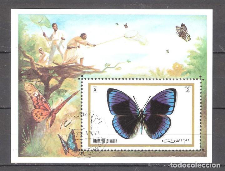 Briefmarken: UM-AL-QWAIN Bl. n&ordm; 50&ordm; Mariposa