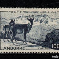 Sellos: ANDORRA AEREO 1** - AÑO 1950 - FAUNA - ANIMALES SALVAJES - REBECO