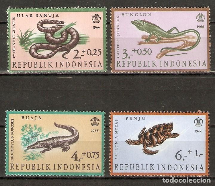 Sellos: INDONESIA. FAUNA. - Foto 1