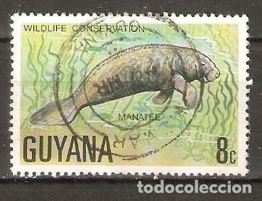 Sellos: GUYANA. MANAT&Iacute;. FAUNA - Foto 1