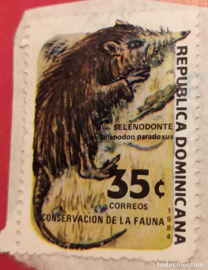 Timbres: Sello Relenodonte Rep&uacute;blica Dominicana