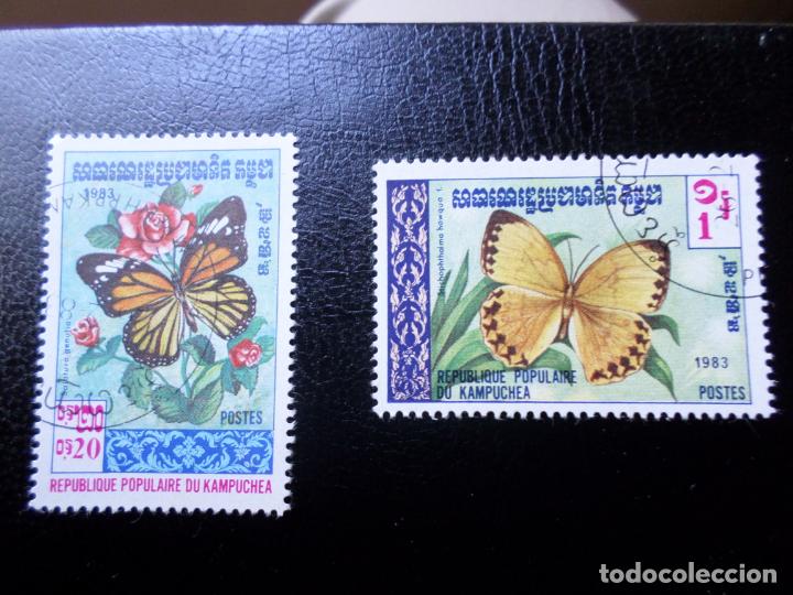Briefmarken: *kampuchea, 1983, mariposas