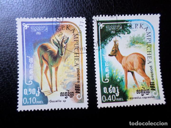 Sellos: *kampuchea, 1984, tema fauna - Foto 1
