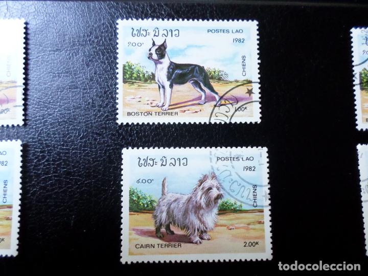 Sellos: *laos, 1982, perros - Foto 1