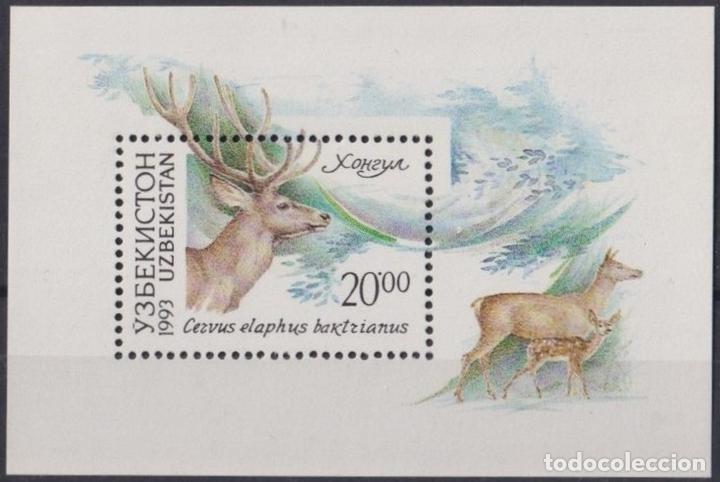 Timbres: F-EX26989 UZBEKISTAN MNH 1993 DEER CIERVO.