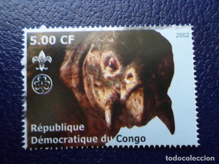 Sellos: .republica democratica del congo, 2002, dinosaurios - Foto 1
