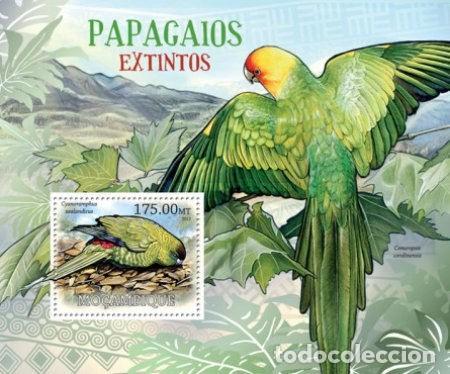 Sellos: MOZAMBIQUE 2012 - HB AVES EXTINTAS - Foto 1
