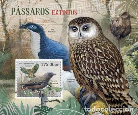 Sellos: MOZAMBIQUE 2012 - HB AVES EXTINTAS - Foto 1