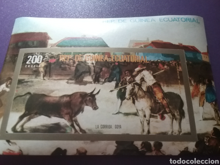 Selos: HB G. Ecuatorial nuevos/1975/tauromaquia/toros/fiestas/constumbres/caballo/torero/animales/mamifero/