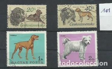 Selos: FAUNA ID 101.- PERROS.- HUNGR&Iacute;A Y CHESCOLOVAQUIA