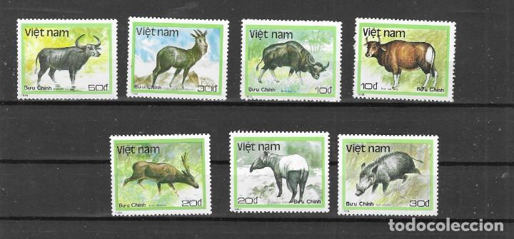 Selos: VIET NAM N&ordm; 876 AL 882(*) charnela